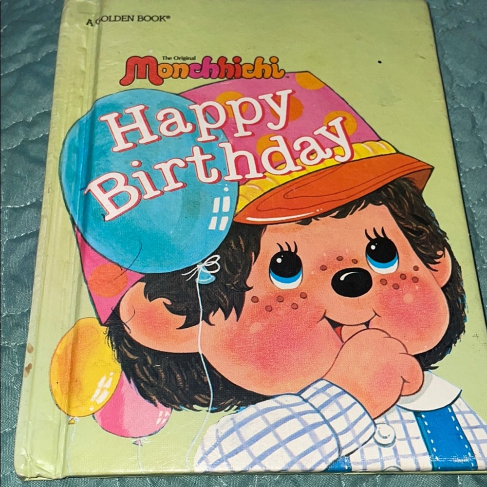 Golden Book Monchhichi Happy Birthday